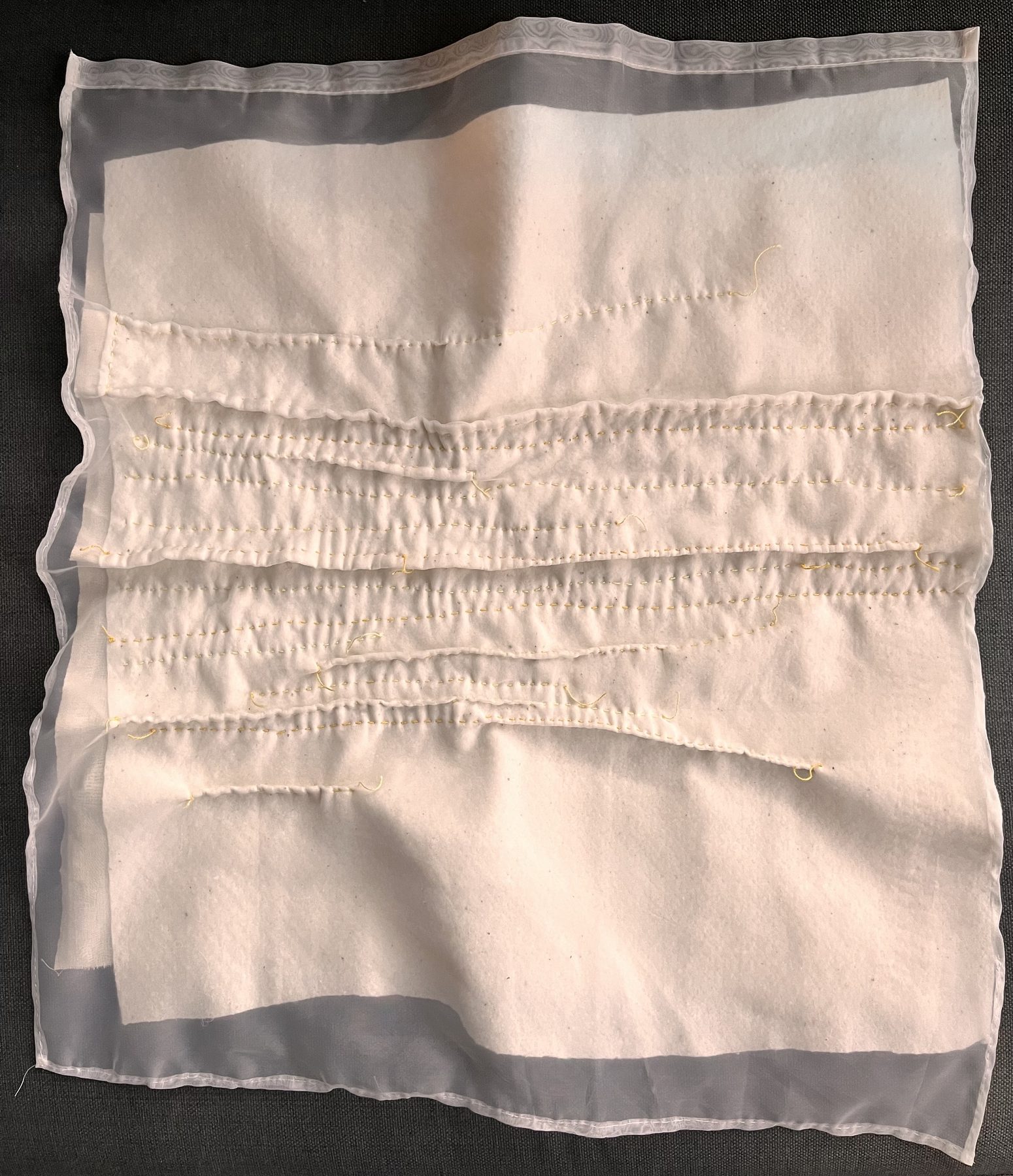 white pleats